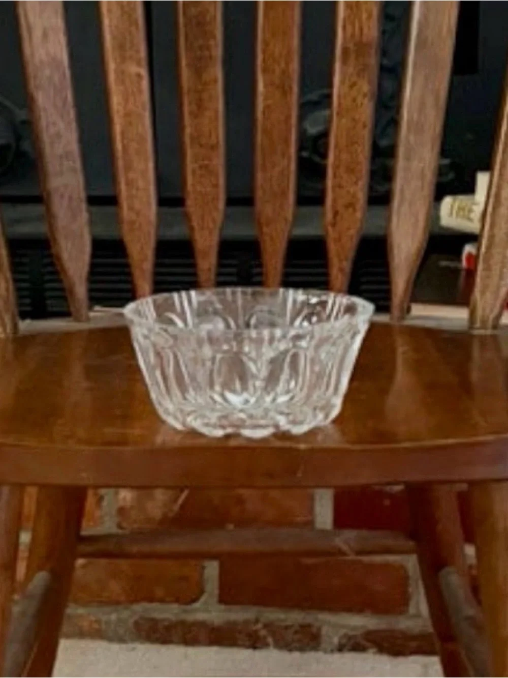 Vintage Starburst and Scalloped Bowl